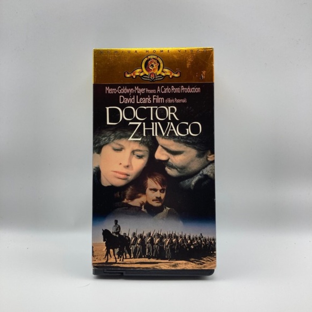 Doctor Zhivago‎ VHS 1988 MGM UA Home Video David Lean Omar Sharif Julie Christie